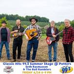 Classic Hits 99.3 Summer Stage at Potters featuring Seth Rasmussen & The Rail Ramblers