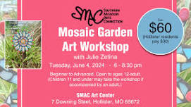 Mosaic Garden Art Workshop with Julie Zetina