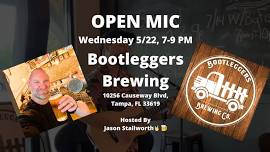 OPEN MIC @ Bootleggers Brewing with Jason Stallworth