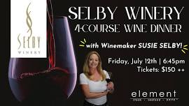 Selby Winery Wine Dinner at element