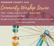 Freeborn County Fair - Community Worship Service