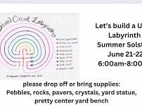 Let’s Build Community Labyrinth at Unity of Palm Harbor
