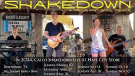 Shakedown Live at Hays City Store - November