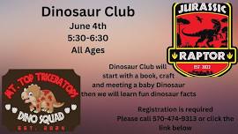 June Dinosaur Club- Ankylosaurus!!
