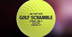 Camp Nova Golf Scramble