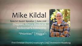 Special Guest Speaker: Mike Kildal