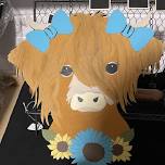 Highland cow Painting Day