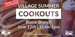 Blaine Village Bank Cookout
