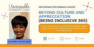 Beyond Culture and Appreciation (Being Inclusive 365) Cosby, Jun 28th