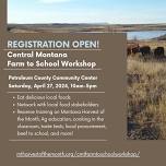 Central Montana Farm to School Workshop
