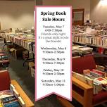 Spring Book Sale to support the Friends of the Library