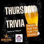 Thursday Trivia at Denizens Brewing Co.!