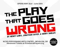 Riverbend Players presents THE PLAY THAT GOES WRONG 05/31-24 – 06/16/24 at the NCRD Performing Arts Center in Nehalem