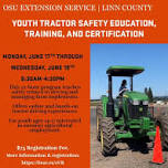 Youth Tractor Safety Education, Training & Cert. | Aumsville