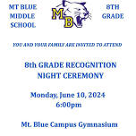 8th Grade Recognition Night