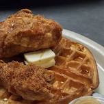 Sunday Chicken & Waffle Bar 11am-1pm