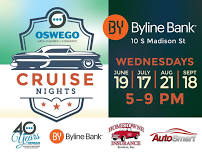 Summer Cruise Nights hosted by the Oswego Area Chamber of Commerce
