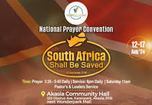 National Prayer Convention – South Africa Shall Be Saved!