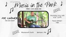 Music in the Park - Joe Lindner - One Man Band
