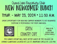 Grand Lake Newcomers - New Newcomer Lunch at Green Country Cafe in Afton!