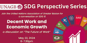 May 22, 2024: SDG Perspective Series – Decent Work and Economic Growth