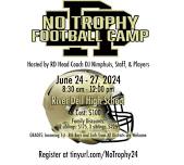 Summer Football Camp For Children Grades 1st - 8th At River Dell High School