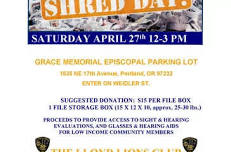 On-site Secure Paper Shredding event benefits community members in needs of Sight & Hearing services