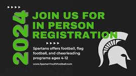 Spartan Registration at Beechwood Football Field (Main Entrance)!