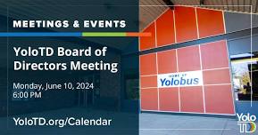 YoloTD Board of Directors Meeting
