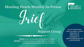 Mending Hearts Grief Support Group (Westbank)