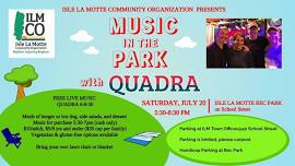 Isle La Motte Music in the Park w/QUADRA