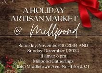 Crafters Care Events - Holiday Artisan Market @ Millpond