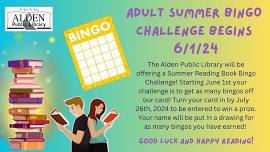 Adult Book Bingo Challenge Begins Today!