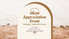 Client Appreciation Event