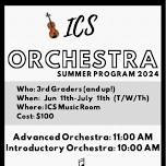 ICS Orchestra Summer Session 2024