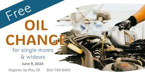 Free Oil Change for Single Moms & Widows