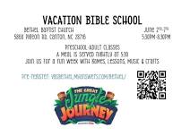 Vacation Bible School- The Great Jungle Journey