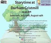 Storytime at Durham Grist Mill