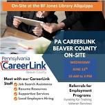 Career Link at B.F. Jones Library in Aliquippa