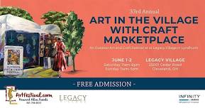 33rd Annual Art in the Village with Craft Marketplace