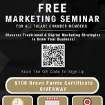 FREE Marketing Seminar for All Tulare Chamber Members