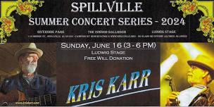 Kris Karr solo acoustic - Spillville Summer Concert Series on Ludwig Stage - Spillville, Iowa