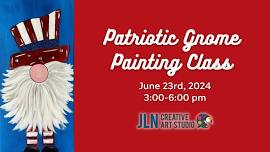 Patriotic Gnome Painting