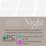 Young Adult Game Night