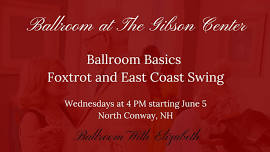 Ballroom at The Gibson Center, Foxtrot and East Coast Swing