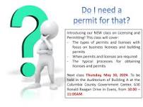 Licensing and Permitting Session