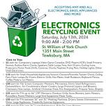 Tewksbury Electronics Recycling Event