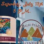 High Peaks Winery, The BackWater Duo and You!