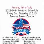 Fernley 4th of July Meeting Schedule