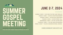 Summer Gospel Meeting